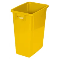 Bac recyclage 60L jaune pratique durable tri sélectif efficace