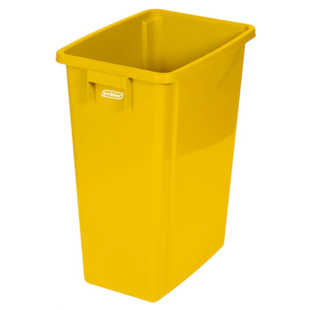 Bac recyclage 60L jaune pratique durable tri sélectif efficace