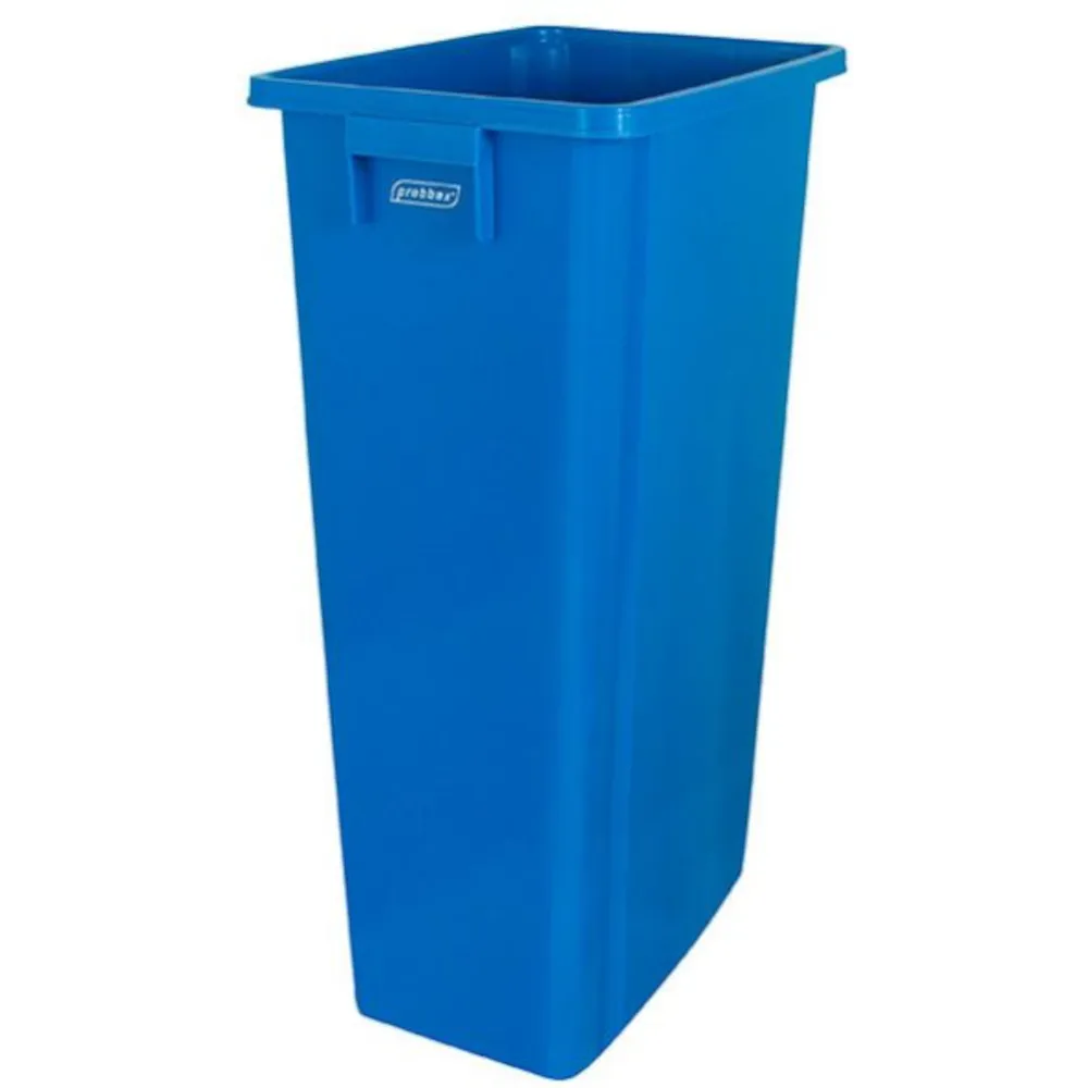 Bac recyclage 80L bleu robuste pratique extérieur intérieur