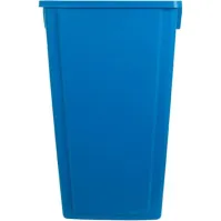 Bac recyclage bleu 80L pour collecte de déchets recyclables