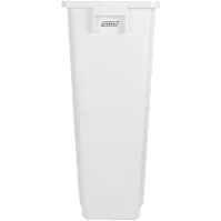 Bac collecteur recyclage 80L blanc moderne et fonctionnel.