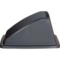 Bac 60L slim avec couvercle basculant pour tri déchets