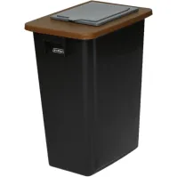 Bac de recyclage 60L noir configurable et personnalisable