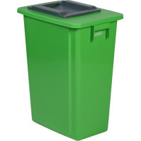 Collecteur recyclage 60L vert modulaire pratique et écologique