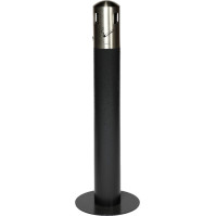 Cendrier poubelle rectangulaire 27 litres inox brillant