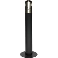 Cendrier poubelle rectangulaire 27 litres inox brillant