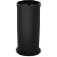 Cendrier moderne avec couvercle en sable noir élégant