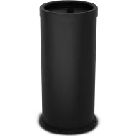 Cendrier moderne avec couvercle en sable noir élégant