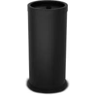 Cendrier moderne avec couvercle en sable noir élégant