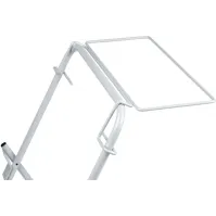 Dérouleur acier blanc pour rouleaux papier film plastique