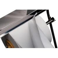 Dérouleur inox durable pour rouleaux papier avec découpe facile