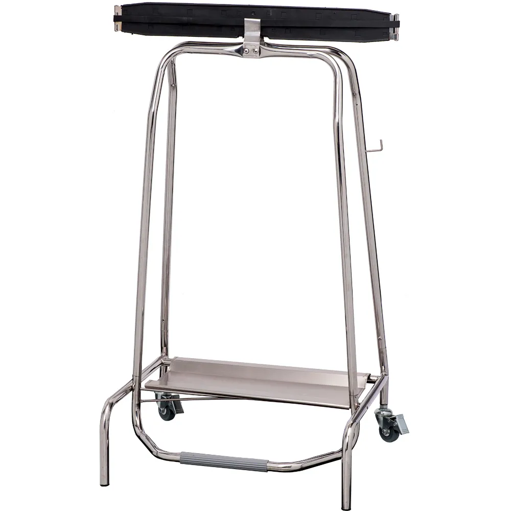 Support sac mobile pédale clapet hermétique efficace pratique