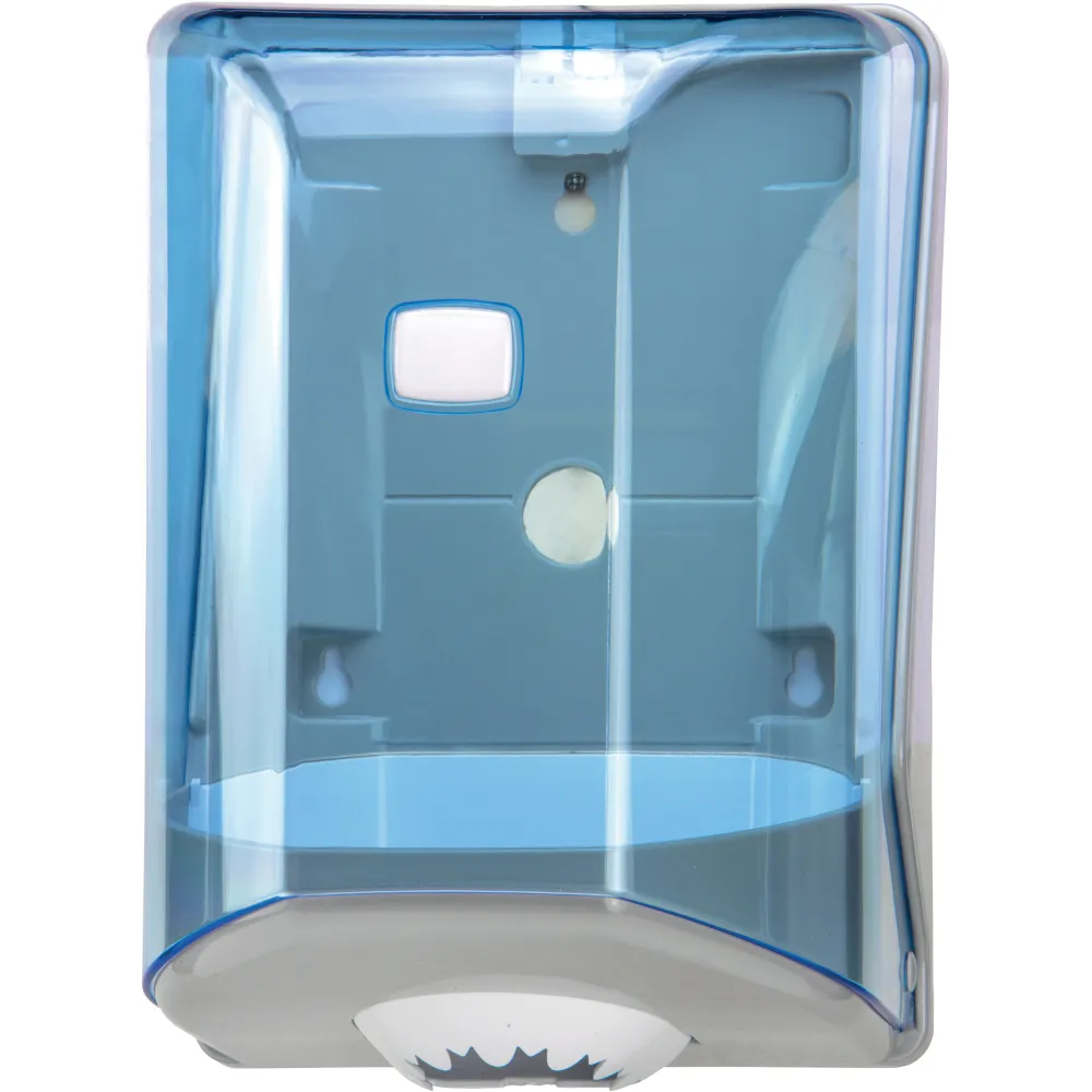 Distributeur transparent essuie-mains bobine dévidage central pratique et efficace