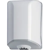 Distributeur blanc pour essuie-mains bobine dévidage central