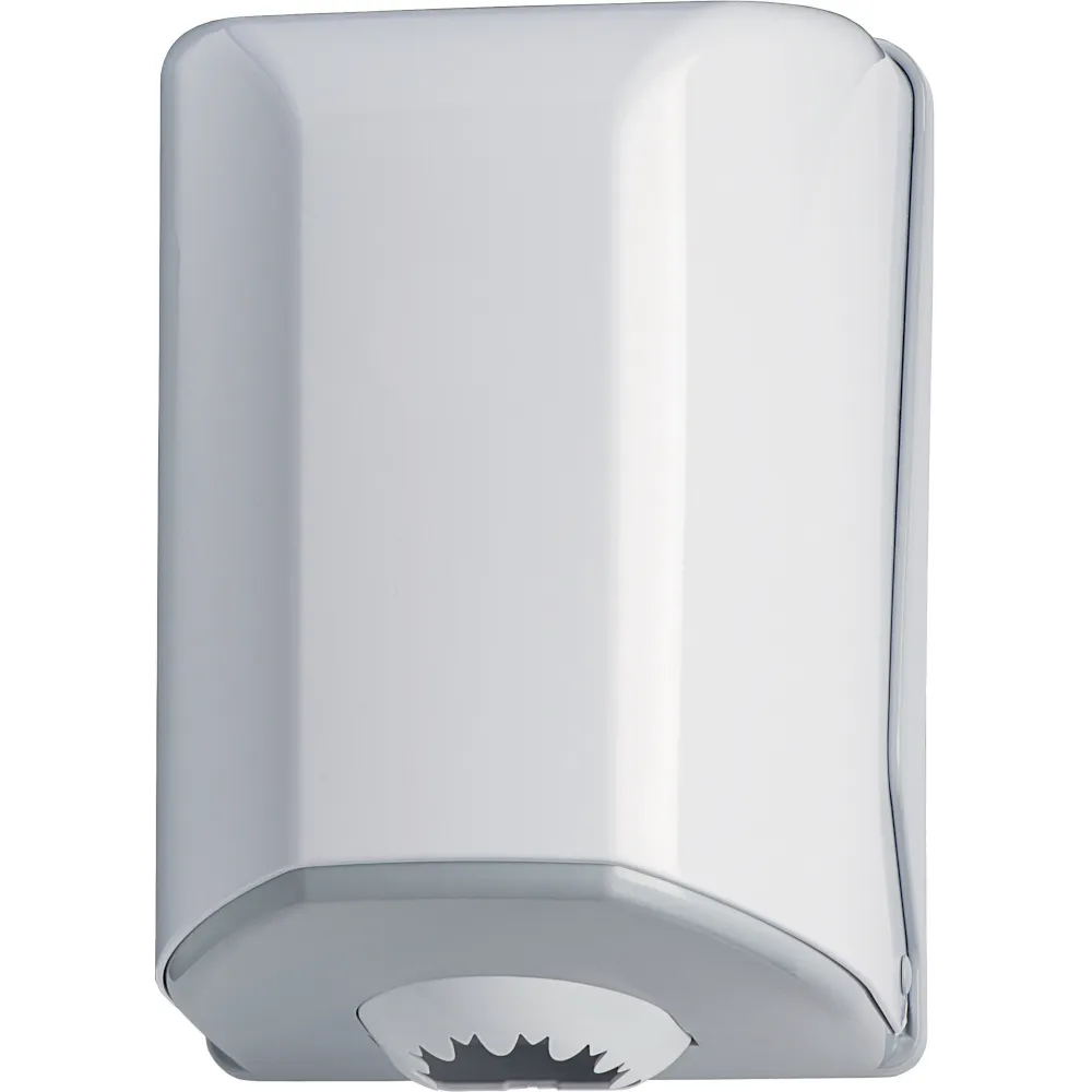 Distributeur blanc pour essuie-mains bobine dévidage central