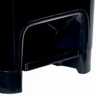 Petite poubelle à pédale noir