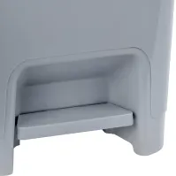 Poubelle grise taille moyenne