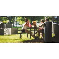 Poubelle cendrier de oarc