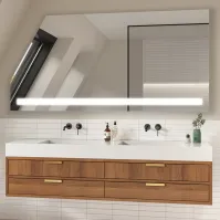 Miroir grenier bande LED