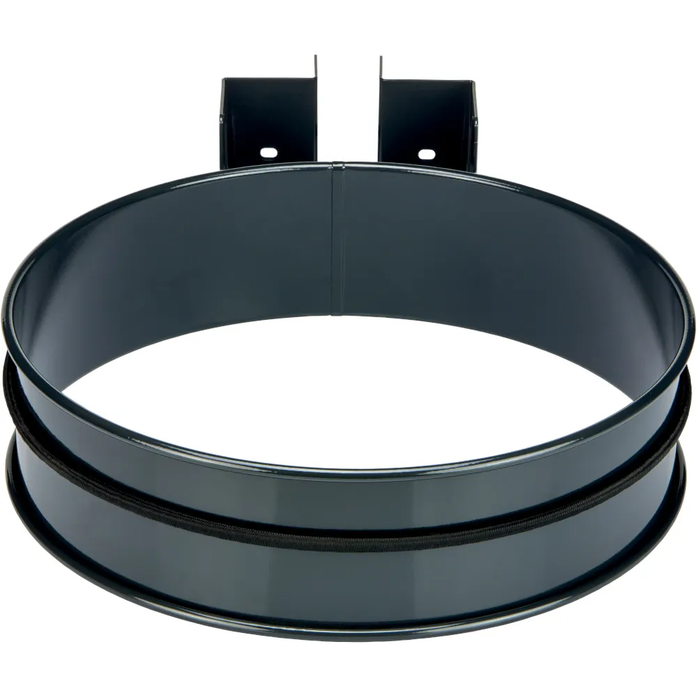 Support mural 100L gris pour sacs-poubelles