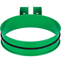Support mural vert pour sacs-poubelles 100L rangement facile