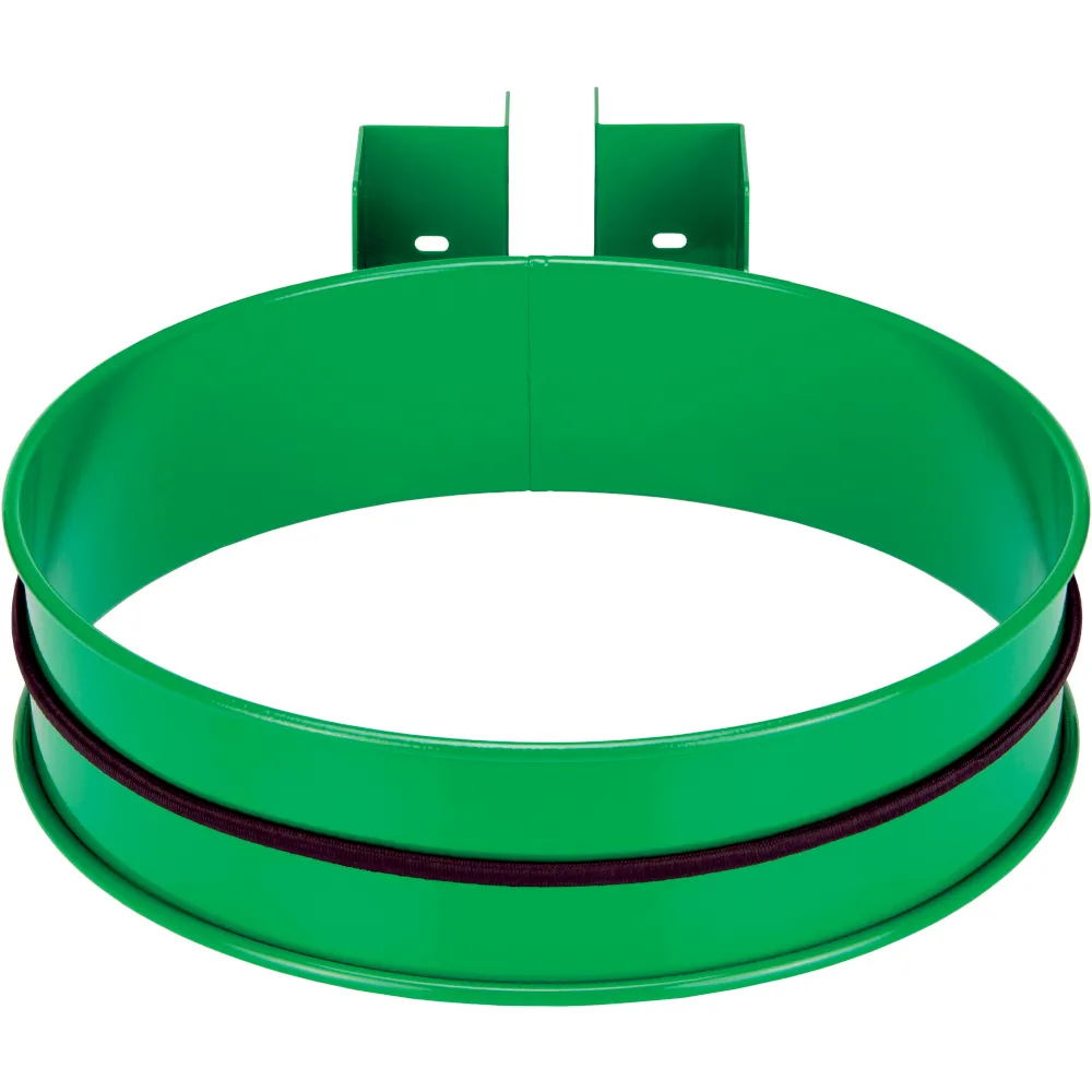 Support mural vert pour sacs-poubelles 100L rangement facile