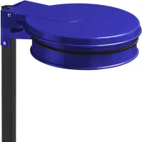 Porte sacs-poubelle bleu élégant sur socle robuste