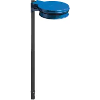 Porte sacs-poubelle bleu scellable pratique et résistant