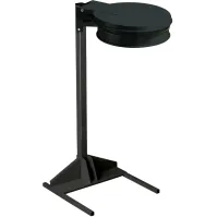 Porte sacs-poubelle robuste gris manganèse pour événements extérieurs