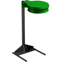 Porte sacs-poubelle vert pratique pour événements extérieurs