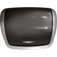 Poubelles recyclées 50L robustes couvercle basculant lot de 5