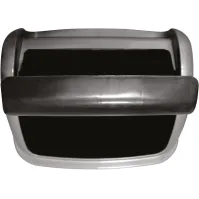 Poubelles robustes à trappe basculante 50L lot de 5