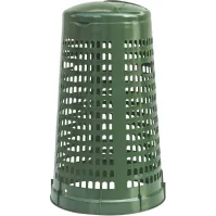 Corbeille verte pour sac pratique et fonctionnelle extérieur