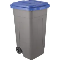 Conteneur plastique recyclé 80L gris-bleu durable et pratique