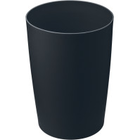 Corbeille plastique ignifuge 8L noire élégante et pratique