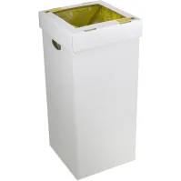 Poubelle recyclage carton 100L écologique pratique durable bureau
