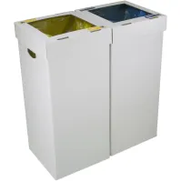 Poubelle en carton pliable 100L écologique et réutilisable