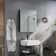 Armoire miroir élégante et personnalisable salle de bain
