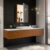 Armoire miroir élégante salle de bain personnalisable