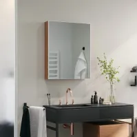 Armoire miroir élégante et personnalisable salle de bain