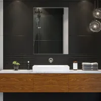 Armoire miroir élégante et personnalisable salle de bain