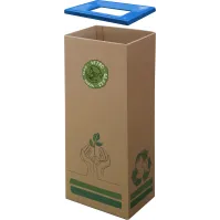 Poubelle carton écologique tri déchets efficace