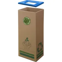Cadre métallique bleu pour carton 42L