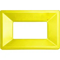 Cadre métallique jaune élégant et écologique