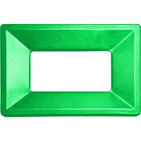 Cadre métallique vert écologique pour recyclage durable