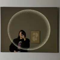 Miroir LED circulaire