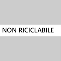 Adhésif tri-sélectif Non recyclable noir italien