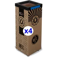 Poubelle en carton 100L recyclage efficace robuste