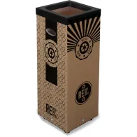 Poubelle recyclable 60L carton écologique pratique