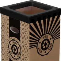 Poubelle carton recyclage 60L écologique pratique